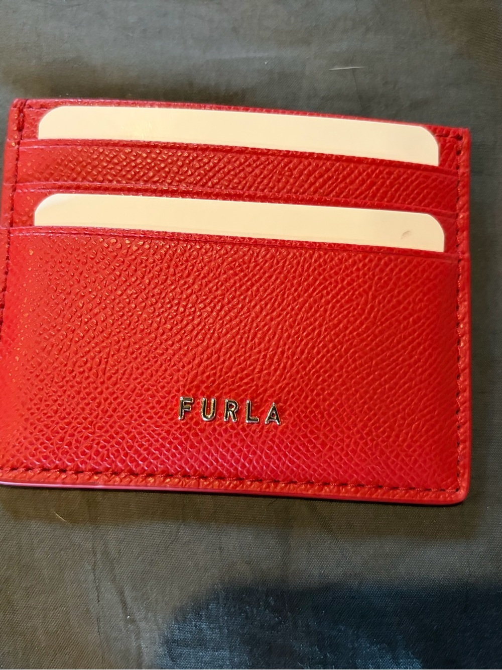 Furla cardholder in pink nwt